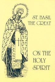 Cover of: On the Holy Spirit