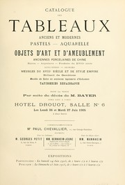 Cover of: Tableaux anciens et modernes. by Hôtel Drouot