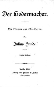Cover of: Der Liedermacher: ein Roman aus Neu-Berlin
