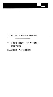 Cover of: J.W. Von Goethe's Works ...