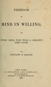 Cover of: Freedom of mind