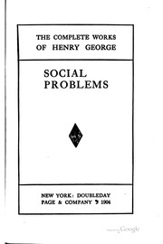 Cover of: The complete works of Henry George