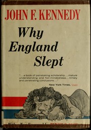 Cover of: Why England slept by John F. Kennedy