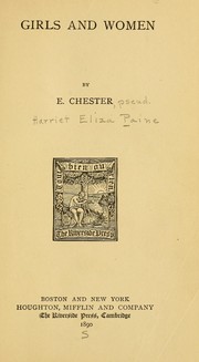 Cover of: Girls and women by Harriet E. Paine