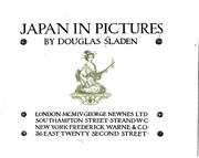 Cover of: Japan in pictures