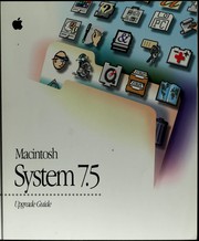 Cover of: Macintosh System 7.5 by Apple Computer Inc.