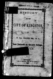 Cover of: History of the city of Kingston