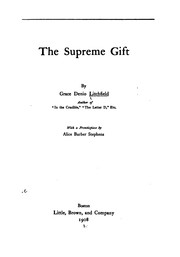 Cover of: The Supreme Gift