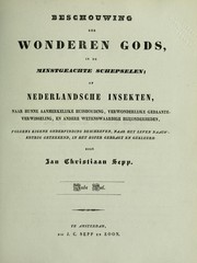 Cover of: Beschouwing der wonderen Gods by Jan Christiaan Sepp