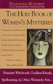 The holy book of women's mysteries by Zsuzsanna Emese Budapest