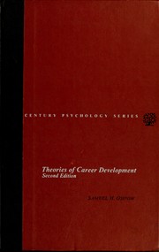 Cover of: Theories of career development by Samuel H. Osipow
