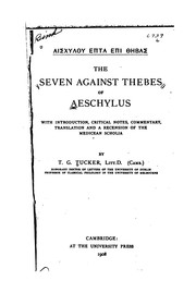 Cover of: Seven against Thebes.