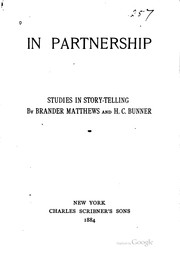 Cover of: In partnership: studies in story-telling