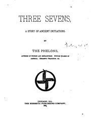Cover of: Three sevens: a story of ancient initiations.