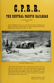 Cover of: C.P.R.R by Charles Nordhoff