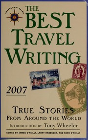 Cover of: The best travel writing 2007