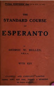 Cover of: The Standard Course of Esperanto: Being the "Popular Educator" Lessons ...