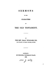 Cover of: Sermons on the characters of the Old Testament