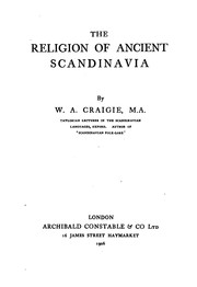 Cover of: The Religion of Ancient Scandinavia