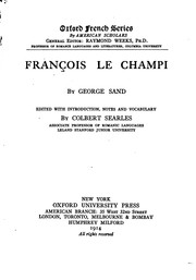 Cover of: François le Champi