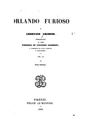Cover of: Orlando furioso by Lodovico Ariosto, Vincenzo Gioberti