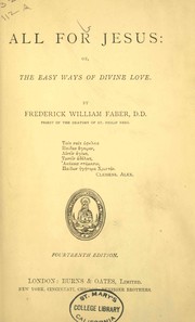 Cover of: All for Jesus by Frederick William Faber