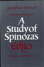 Cover of: A study of Spinoza's Ethics