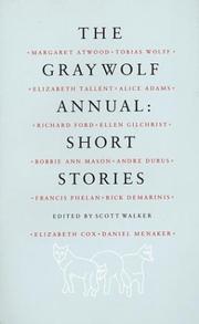 Cover of: The Graywolf Annual by Scott Walker