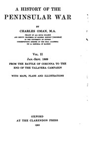 Cover of: A History of the Peninsular War