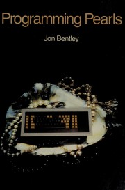 Cover of: Programming pearls by Jon Louis Bentley
