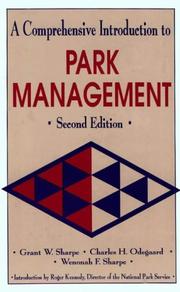 Cover of: A Comprehensive Introduction to Park Management