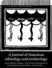 A journal of American ethnology and archæology by Jesse Walter Fewkes