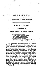 Cover of: Greyslaer: A Romance of the Mohawk | Charles Fenno Hoffman