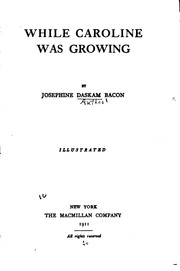 Cover of: While Caroline was growing
