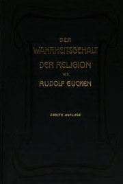 Cover of: Der Wahrheitsgehalt der Religion