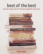 Cover of: Best of the Best: The Best Recipes from the 25 Best Cookbooks of the Year (Best of the Best: Best Recipes from the 25 Best Cookbooks of the Year)
