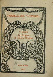 Cover of: La sagra di Santa Gorizia. by Vittorio Locchi