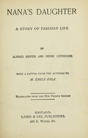 Cover of: Nana's daughter by Alfred Sirven