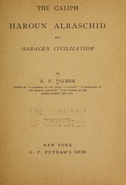 Cover of: The Caliph Haroun Alraschid and Saracen civilization