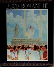 Cover of: Ecce Romani: From republic to empire : a Latin reading program