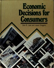 Cover of: Economic decisions for consumers