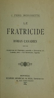 Le fratricide by Joseph Ferdinand Morissette