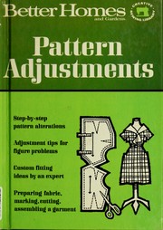 Cover of: Pattern adjustments