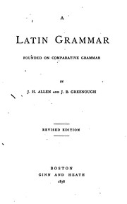 Cover of: Latin Grammar