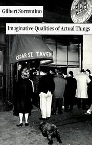 Cover of: Imaginative qualities of actual things