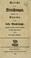Cover of: Bericht der Verrichtungen, während des Synody des Luth. Ministeriums, gehalten im Staat Nord Carolina, im Jahre unsers Hernn 1813, mit einigen Anhängen.
