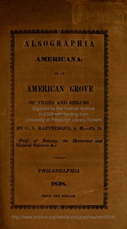 Cover of: Alsographia americana by Constantine Samuel Rafinesque