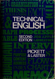 Cover of: Technical English: writing, reading and speaking