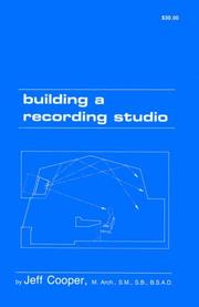 Cover of: Building a recording studio by Cooper, Jeff