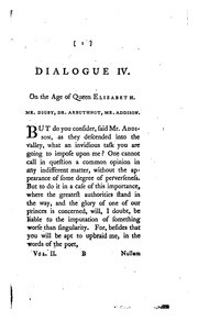 Cover of: Moral and Political Dialogues: With Letters on Chivalry and Romance